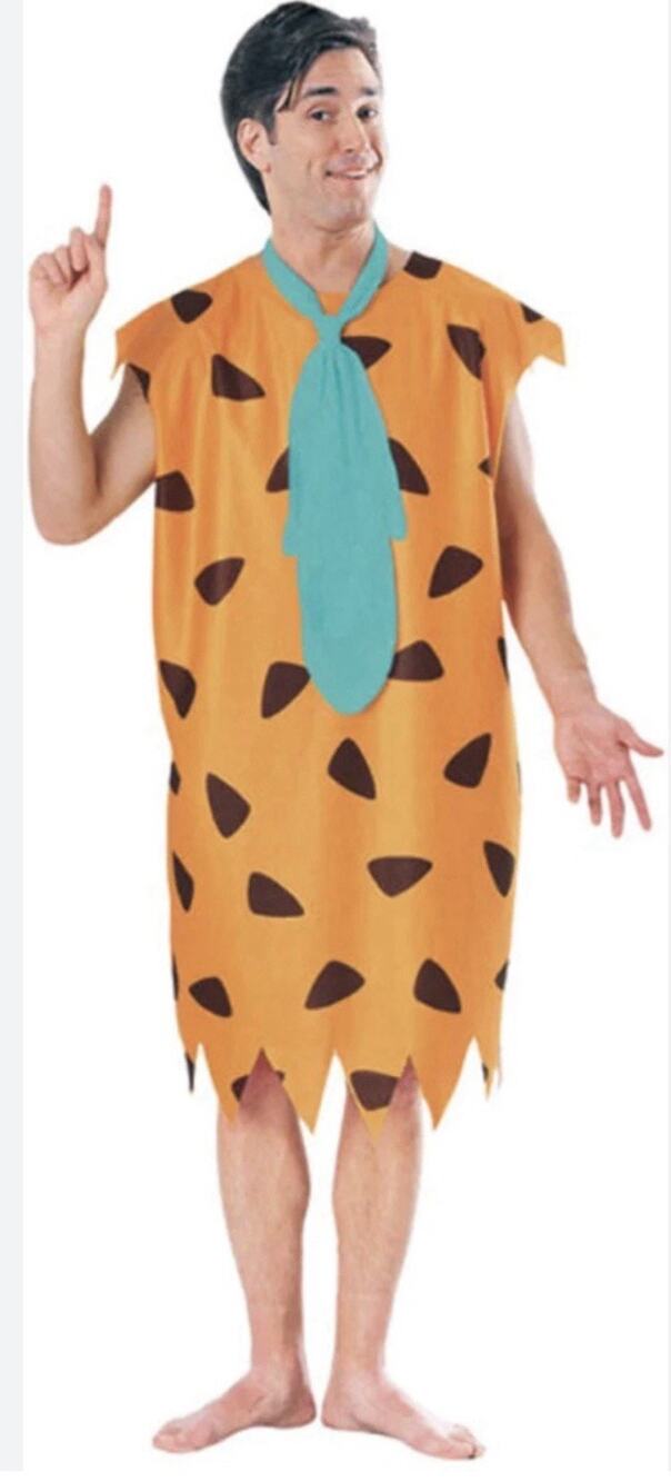 The Flintstones Adult Fred Flintstone Costume XL rubies halloween shirt tie